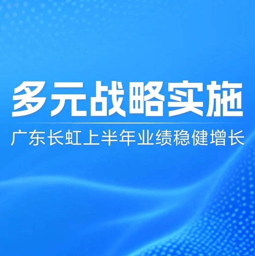 广东长虹2024上半年“成绩单”出炉，业绩实现稳健增长